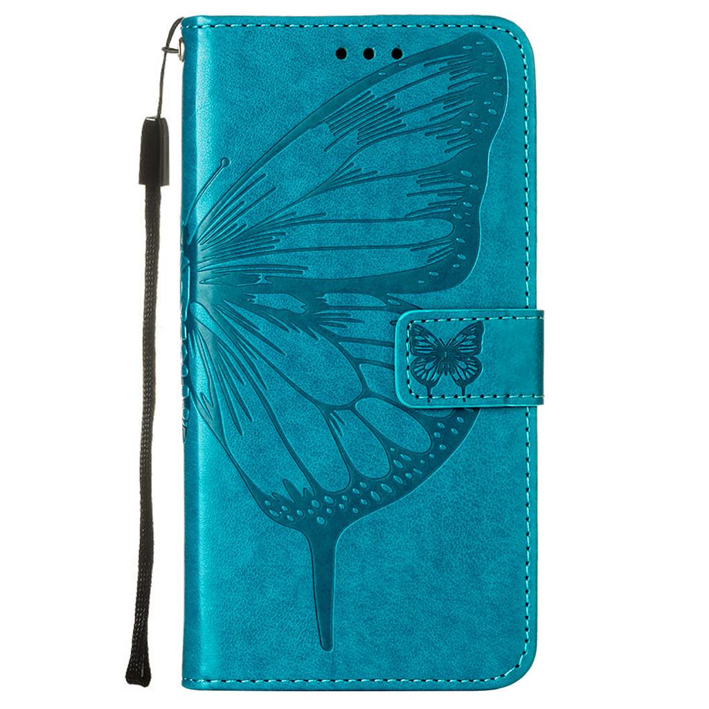 Embossed Butterfly Case for Cubot P90 Phone, Card Slot Flip Cover, Note60 Protective Case, X100