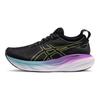 Asics Gel Nimbus 25 Black Glow Yellow Women Sneakers 1012B356-004