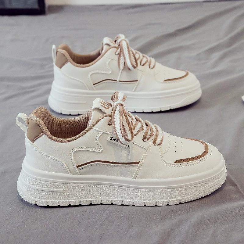 Designer Platform Running Sneakers Women Tennis Shoes Woman Walking Chunky Sneakers White Casual Slip on Vulcanized Shoes