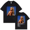 Sabrina Carpenter Vintage Style Poster Print T-shirt Unisex Women Fashion Cotton Summer Tees Oversized Harajuku Streetwear Y2k Tops