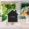 10Pcs Mini Wooden Display Blackboard Art Craft Desktop Message Board Wedding Decorations