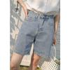 Denim Shorts for Women In Spring and Summer Loose New Wide-leg Five-point Pants To Make Them Look Slim In Large Size Straight Mid-leg Pants