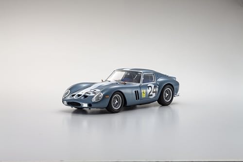 Kyosho Original 1/18 Scale Ferrari 250GTO 1962 Sebring #24 (Blue) Finished Product KS08438D