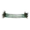 40Pcs AntiBite Steel Fishing Line Steel Wire Leader with Swivels Fishing Leader Wire Connect for Lures Baits Rig Hook