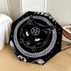 1pc Witchcraft Moon Phase Cat Umbrella with Plastic Handle,Suitable for All Seasons Home Travel Outdoor UmbrellaDD118