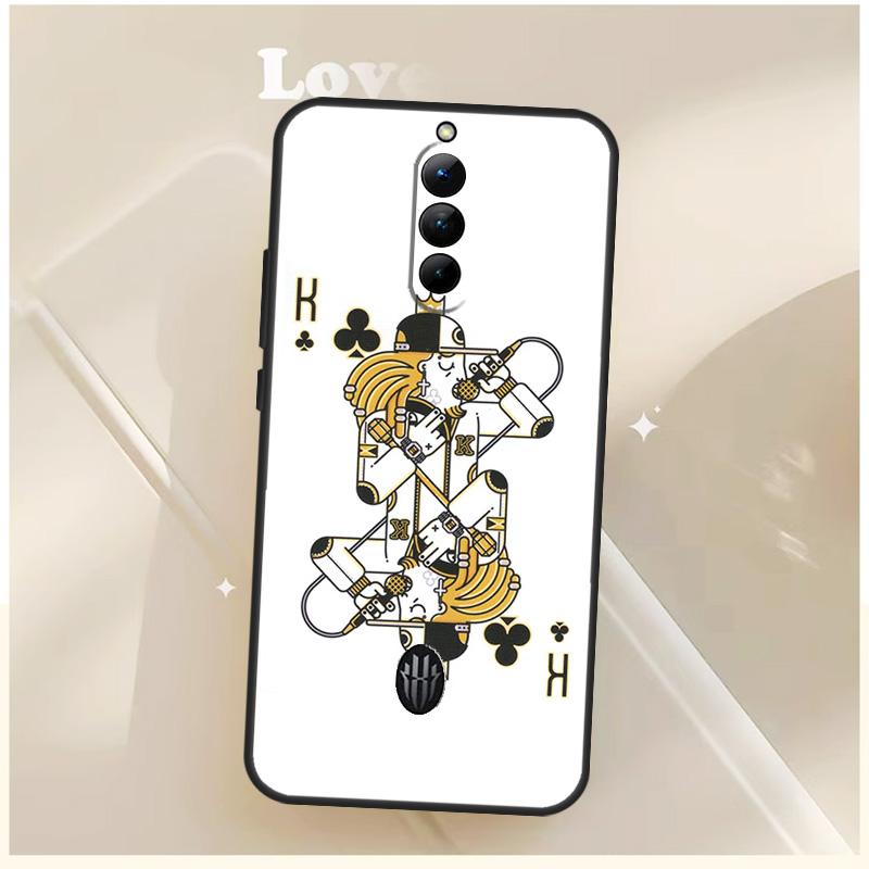 

Cartoon Character Poker Case For ZTE Nubia Red Magic 10S 9S 8S 8 9 10 11 Pro Plus 6 7 7S 6S For RedMagic 10 Air Cover RedMagic 8S Pro Plus