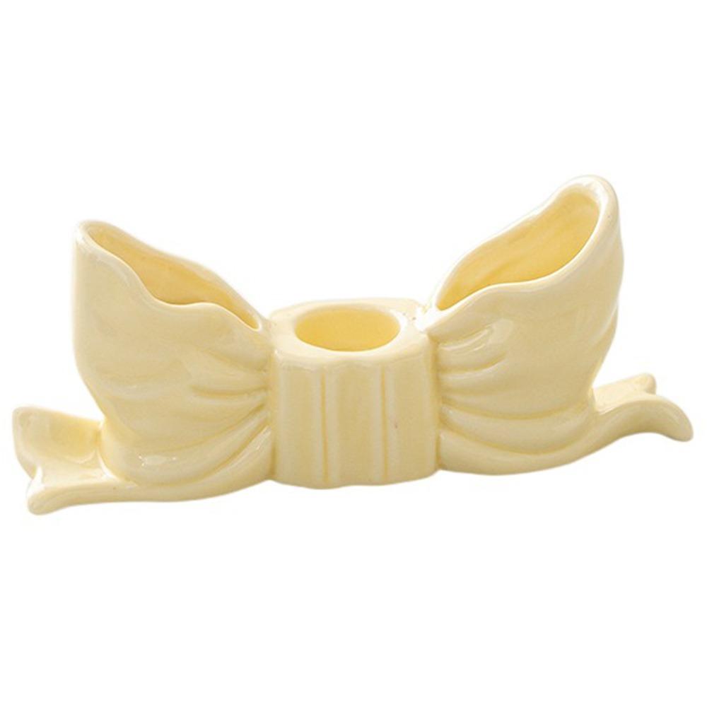 

Романтический керамический подсвечник-бант INS Подсвечники Подарок Подсвечник для длинной свечи Украшение стола