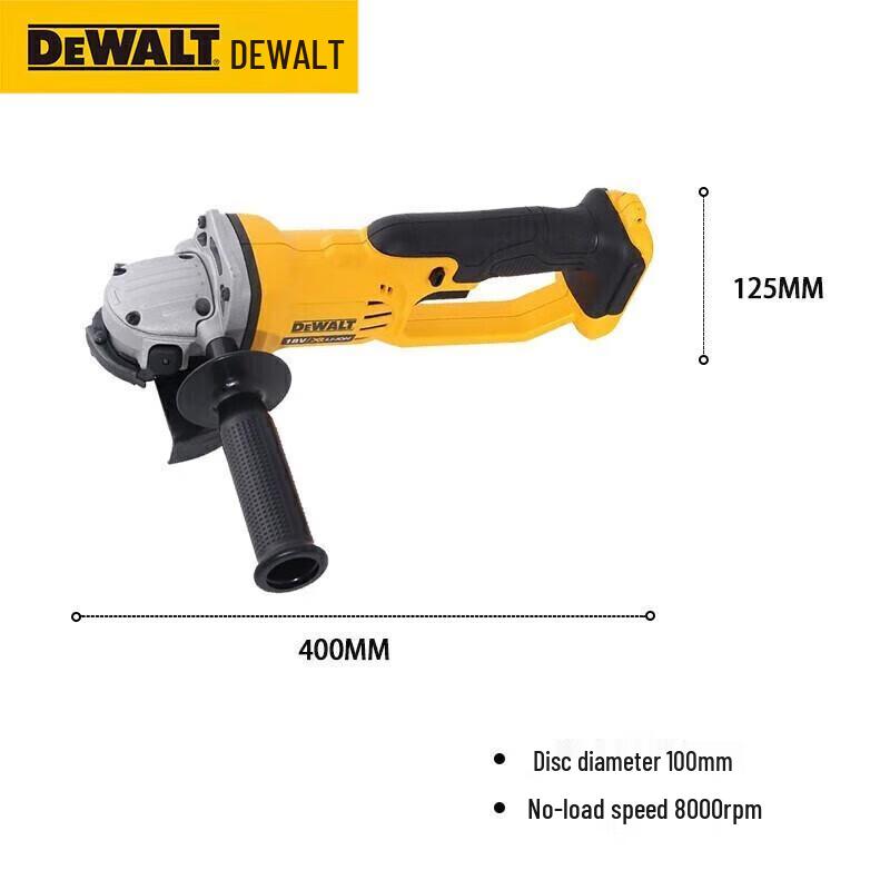 

Dewalt 20V MAX Cordless 100mm Angle Grinder Kit CN plug (adapter included)