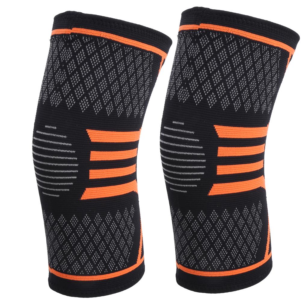 1 Pair Knee Brace Pad Compression Support Knee Protector for Sports Safety Outdoor RunningXL