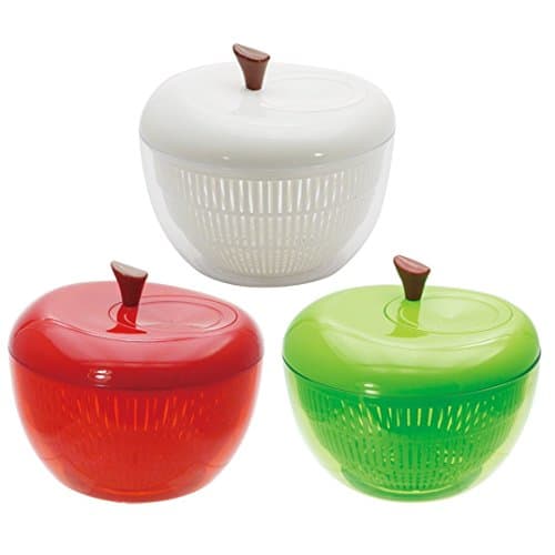 Keystone Plastic Apple Salad Spinner, Red, Size: Approx. 20.5 (H18 GHAPSSRD)
