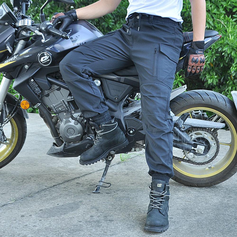 New product Motorcycle winter riding pants, waterproof, piled, thickened, windproof, high-waisted leggings, locomotive anti-drop pants for men