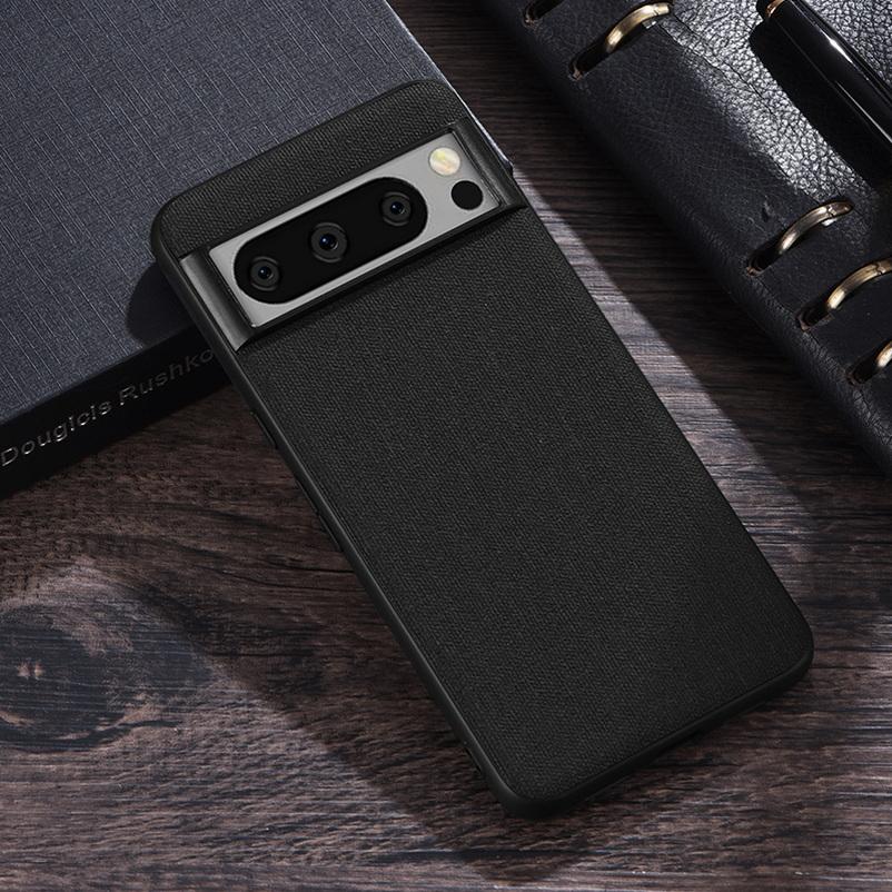 For Pixel 8 Pro 7 7a case Pixel 6 6a case  Cloth Hybrid Hard Phone Cover TPU Fundas