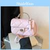 Color Solid Handheld Square Single Shoulder Crossbody Bag Women Gift Fashion