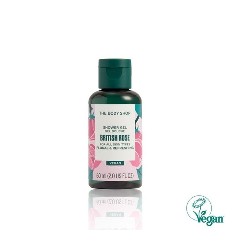 The Body Shop British Rose Shower Gel 60ML (33262) FREE