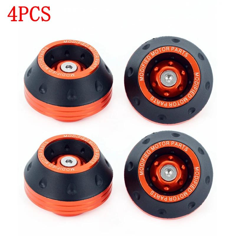 2PCS Motorcycle Crash Protector Wheel Protection Pads Motorbike Motocross Tire Frame Slider Colorful Moto Equipment Accessories