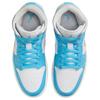 Jordan 1 Mid Dark Powder Blue White Sail Neutral Grey Women's BQ6472-400