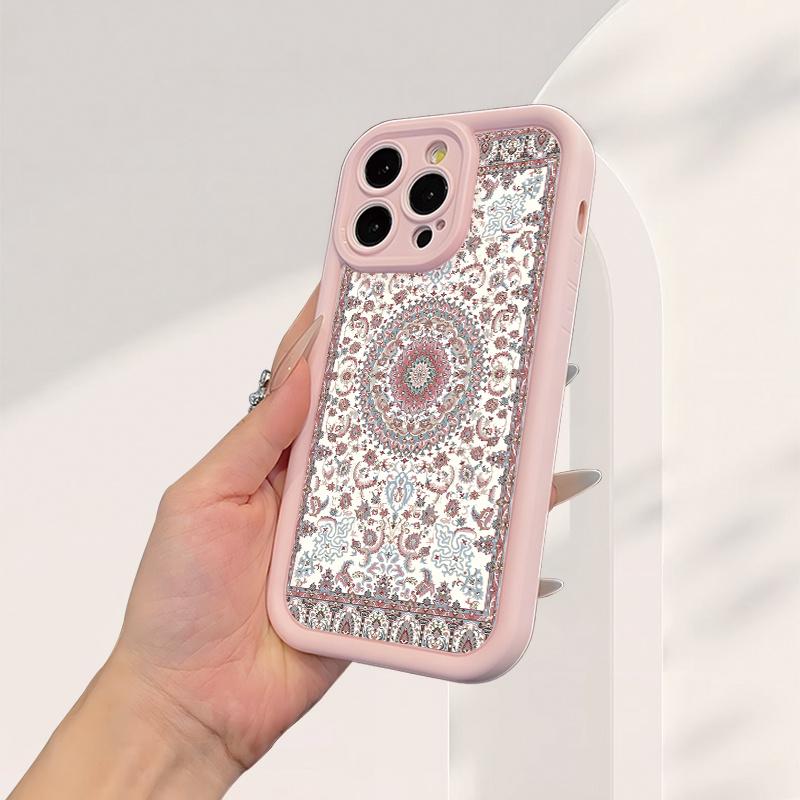 Retro design phone case suitable for iPhone 17 16 15 14 13 12 11 Pro/Max/Plus anti drop and shockproof back cover