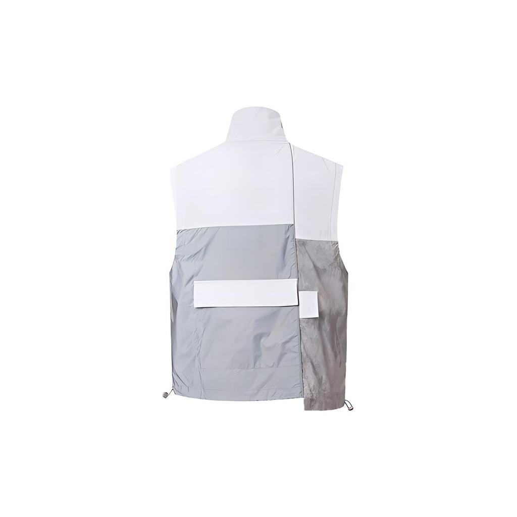 Converse FLAREUP Vests Men's Light Gray Stand Collar Moderate Other 10020823