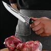 Kitchen Boning Knife Forged Meat Cleaver Butcher Knife with Wood Handle Peeling Cutter Fishing Utility Knife with Gift Sheath