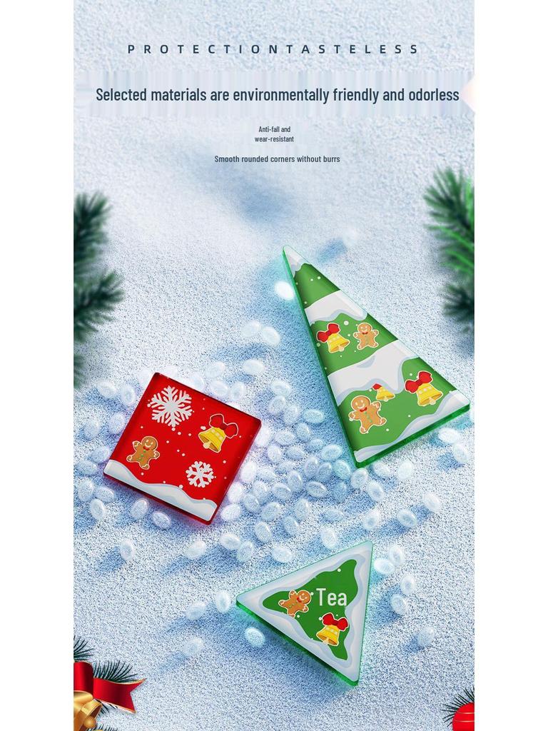 Magnetic Tiles Building Blocks - DIY Christmas Tree Ornament Toys & Magnet Puzzles for Kids