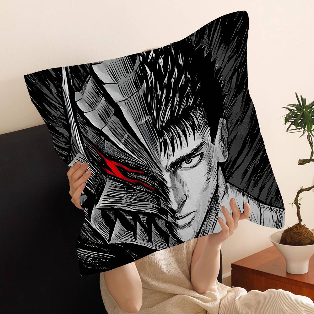 Anime B-berserk Pillow Gift Home Office Decoration Bedroom Sofa Car Cushion Cover Case 45x45