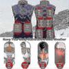 Heated Vest for Women, Electrically Heated Vest with Warming Function (9 Heating Zones)