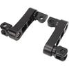 Motorcycle Foot Peg Adjustable Passenger Footpegs Highway Bracket, 360° Rotating Foot Peg Extensions Passenger Highway Peg Clamp Bracket, Sturdy