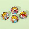 Kawai Sailor Moon Usagi Tsukino Cute Cartoon Metal Badge Moon Hare Brooch Cute Student Bag Accessories Toy Children Halloween
