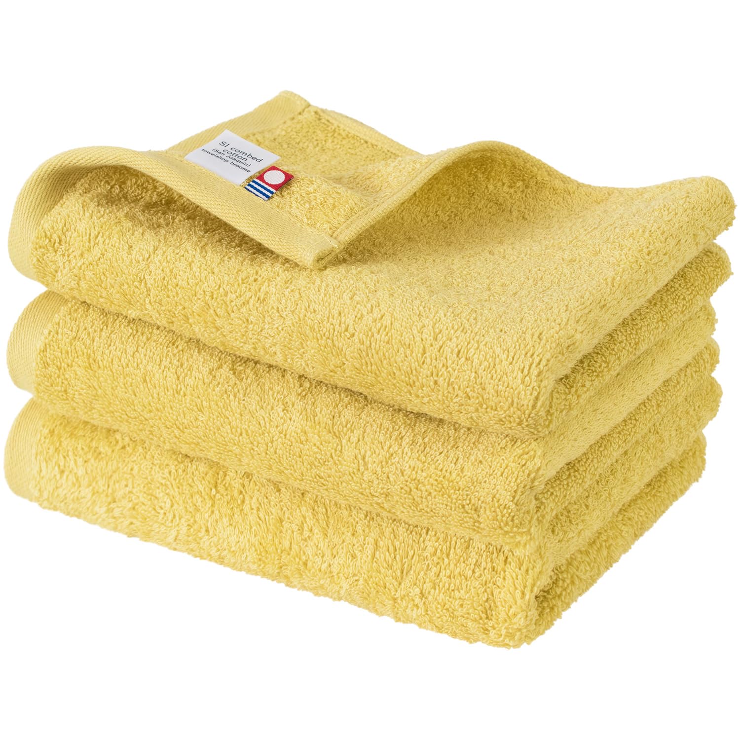 Bloom Imabari Towel Набор из 3 полотенец для лица Leon San Joaquin Cotton, (горчичный) leon_ft3_ms
