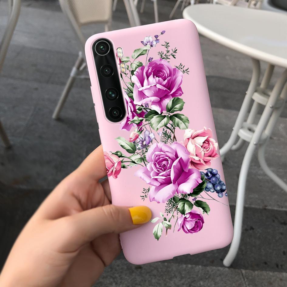 For Xiaomi Mi Note 10 Lite Case 6.47" Fashion Cute Girls Painted Soft TPU Cover For Xiaomi Note 10 Lite MiNote10 Lite Phone Case
