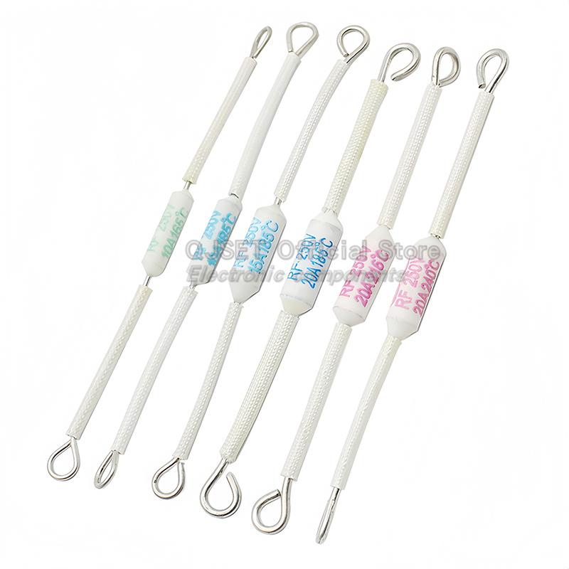 5pcs Rice Cooker RF Ceramic Thermal Fuse Accessories Resistor RF216 Degree 10A 15A 250V 20A RF165C 185C 230C 240C 130C 155C 216C Fuses4