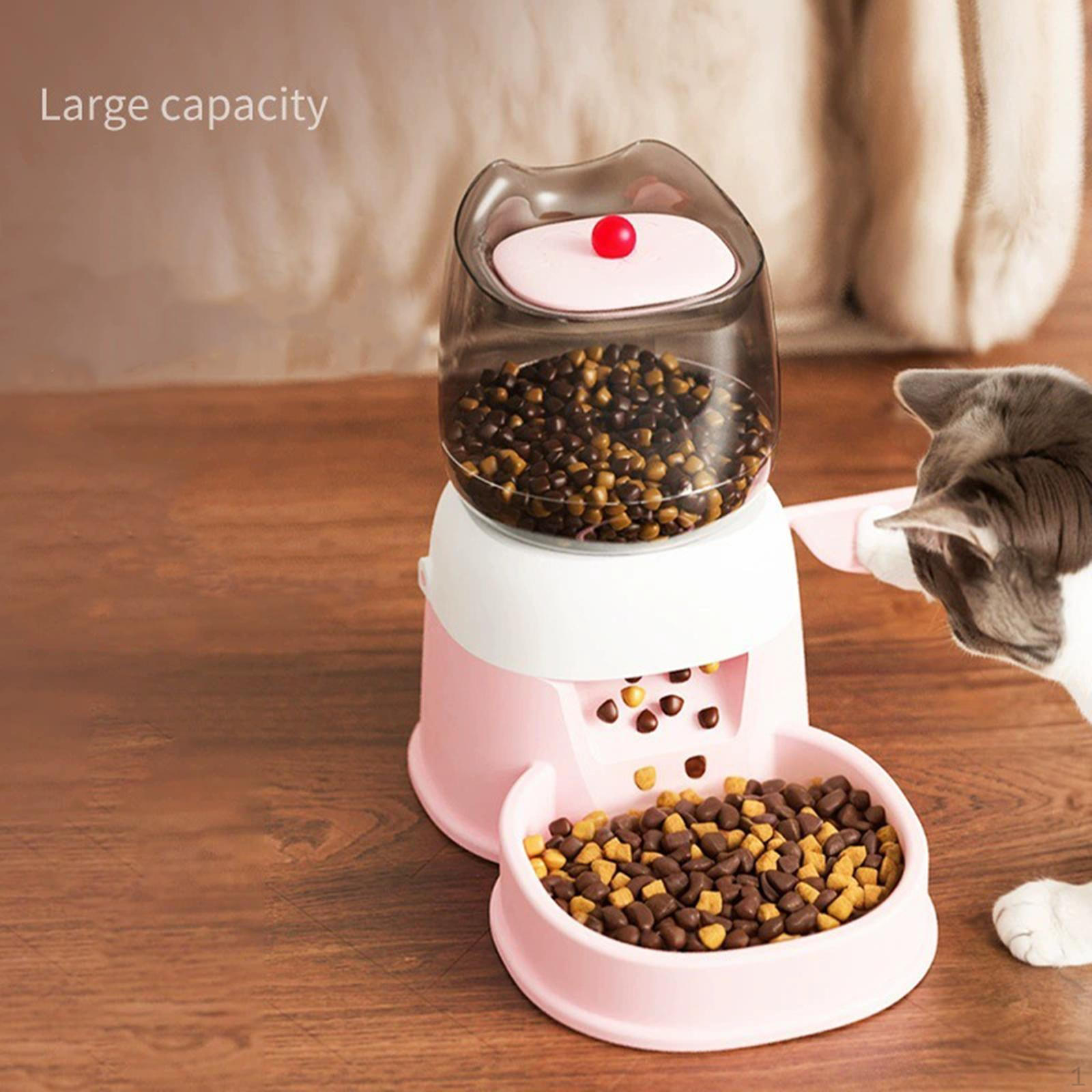 

Диспенсер для еды и воды для питомцев объемом 2 л с функцией нажатия