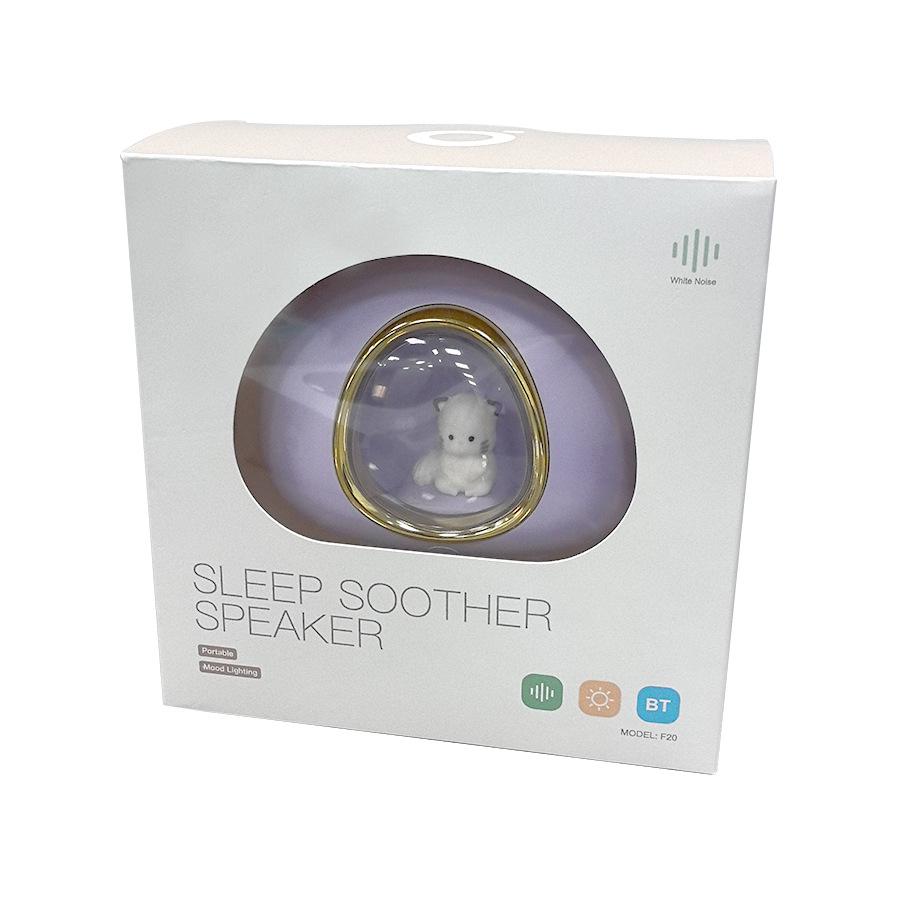 F20 White Noise Sleep Bluetooth Speaker with Night Light for Home, Office, or Bedroom