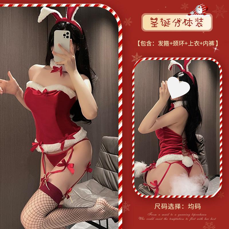 Xianyi Sexy Underwear One-piece Velvet Sexy Bunny Uniform Passion Free Temptation New Year Outfit QqnyS13