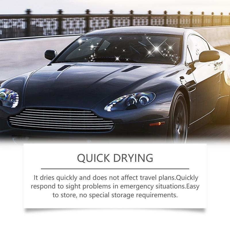 Car Glass Oil Film Remover 120ml Car Glass Cleaning Agent Truck Glass Polishing Tool Windshield Detailing Cleaner