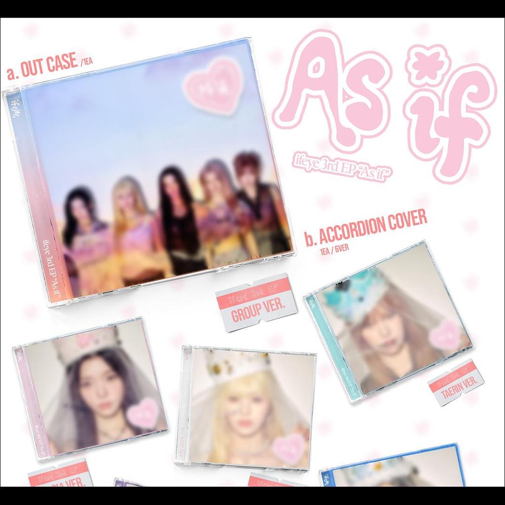 [Pre-order] (Random/Member Ver.) Ifeye [As If] Jewel Ver. 3rd EP Album + Free Gift