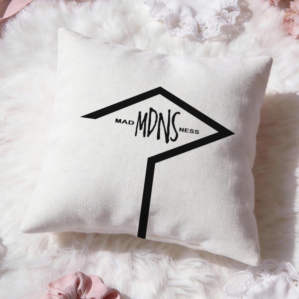 

Brand Design M-Madness Cushion Cover Premium Comfort Reversible Pillow Cove -Two in One Design for Any Room & Car Interior 30cmx30cm