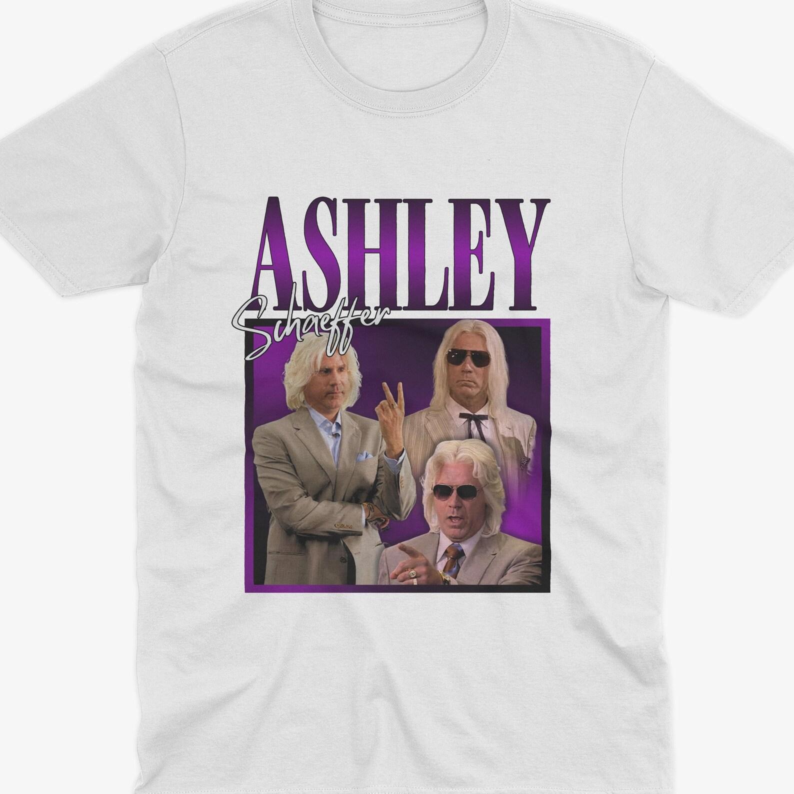 Retro Ashley Schaeffer T-Shirt, Funny Kenny Powers Baseball Tee 4XL