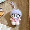 Cute Cotton Doll Pendant Plush Toy Fried Hair Little Boy Bag Pendant Keychain Rag Doll Doll