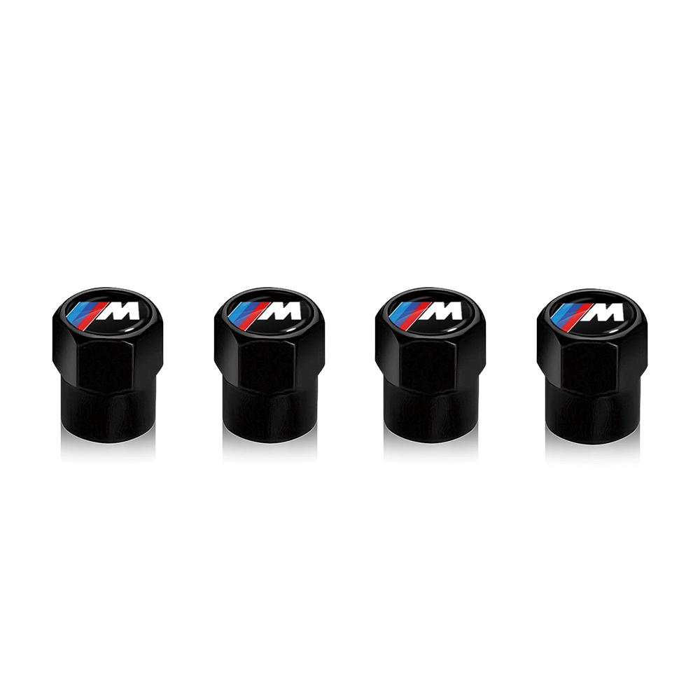 New 4Pcs Car Wheel Tire Valve Caps Air Stem Covers for BMW M E34 E36 E60 E90 E46 F10 F20 F30 X5 X6 X1 M3 M5 M6 E71 Accessories