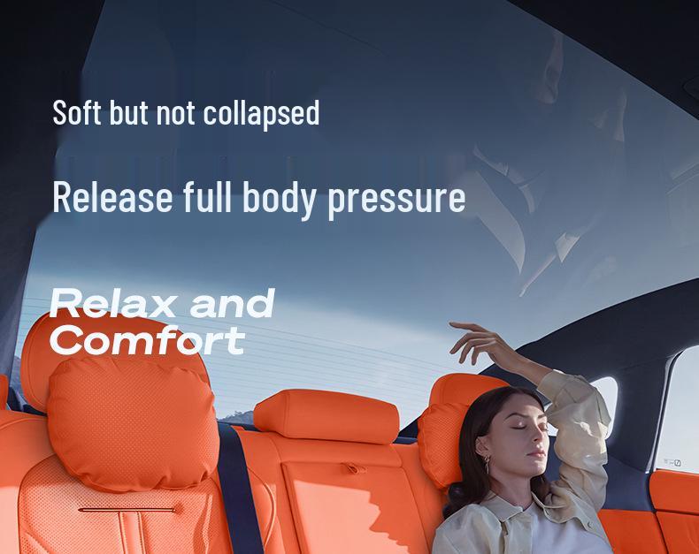 Lynk & Co 10 EMP Headrest Lumbar & Neck Support Pillow - Full Car Interior Protection