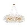 Modern LED Chandelier Lighting Dandelion Chandeliers Dinning Living Room Bar Personality Creative Art Crystal Lamps Round
