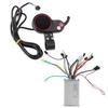 Controller LCD Display Bedienfeld mit Schaltschalter Zubehör für Elektrofahrrad Roller 36V