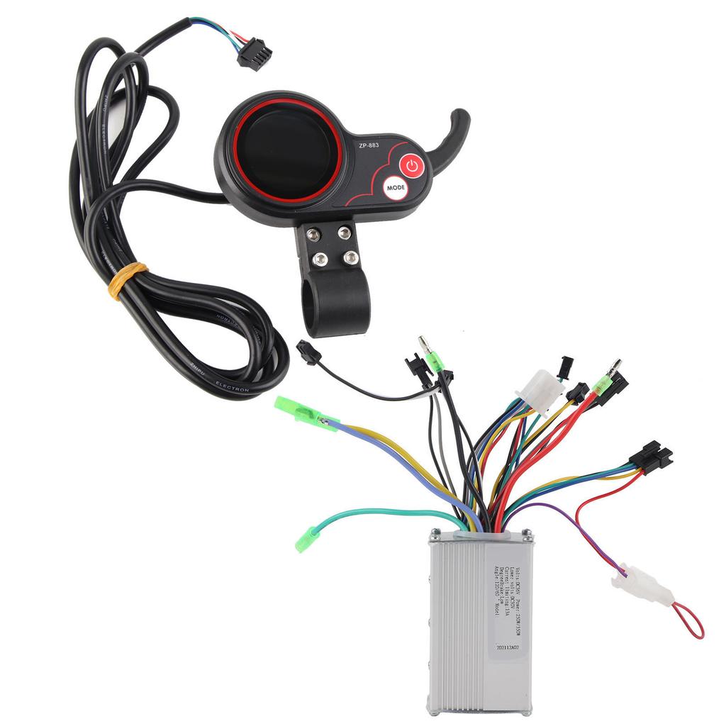 Controller LCD Display Bedienfeld mit Schaltschalter Zubehör für Elektrofahrrad Roller 36V