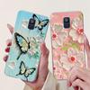 For Samsung Galaxy A6 2018 Case Luxury Painted Cover Soft Silicone Phone Case For Samsung A 6 A6 GalaxyA6 2018 Back Cover Coque