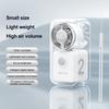Mini Handheld Fan Transparent Cyber Portable Small Fan with Digital Display 3