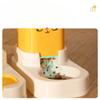 Pet Cartoon Feeding Water Feeder Large Capacity Cat and Dog Universal Cat Bowl Dog Basin Pet Supplies
