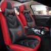 5-Seats Luxury Wear Resistant Leather Seat Cover Car SUV Full Front+rear Universal Seat Cushion Headrest Waist Pillow