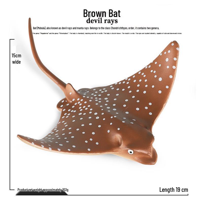 Realistic Underwater Animal Toy: Spider Devil Ray for Children's Science Education