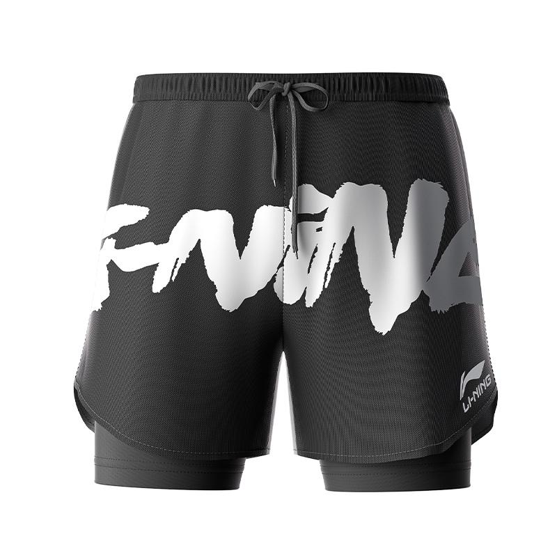 Li Ning Sports Shorts Men s Black LSKU809s L